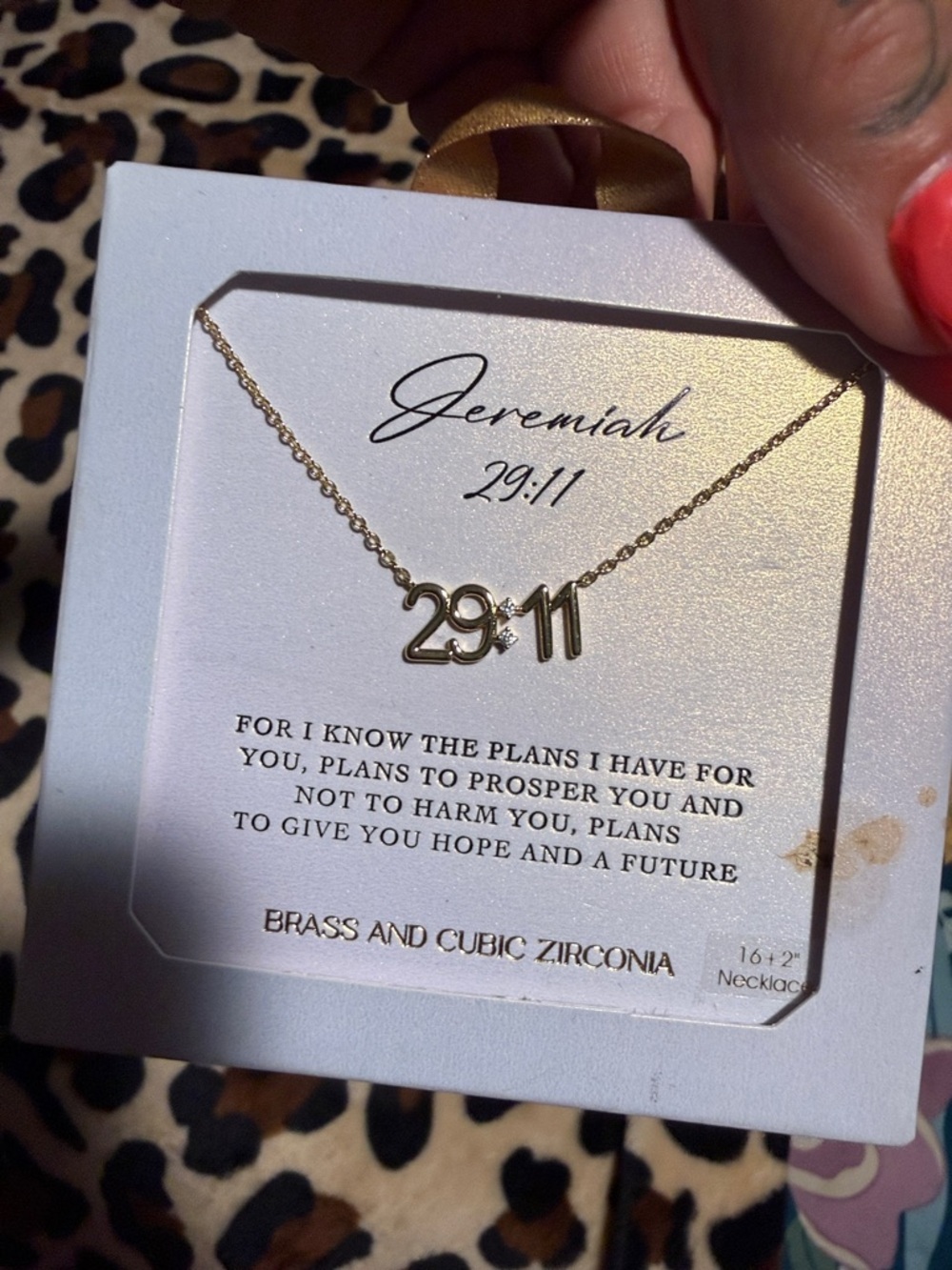 Jeremiah 29:11 Gold Necklace - Inspirational Women’s Jewelry